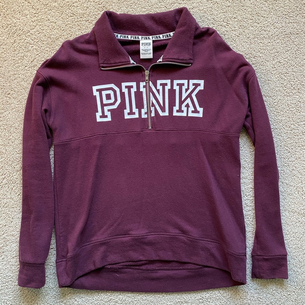 PINK quarter zip